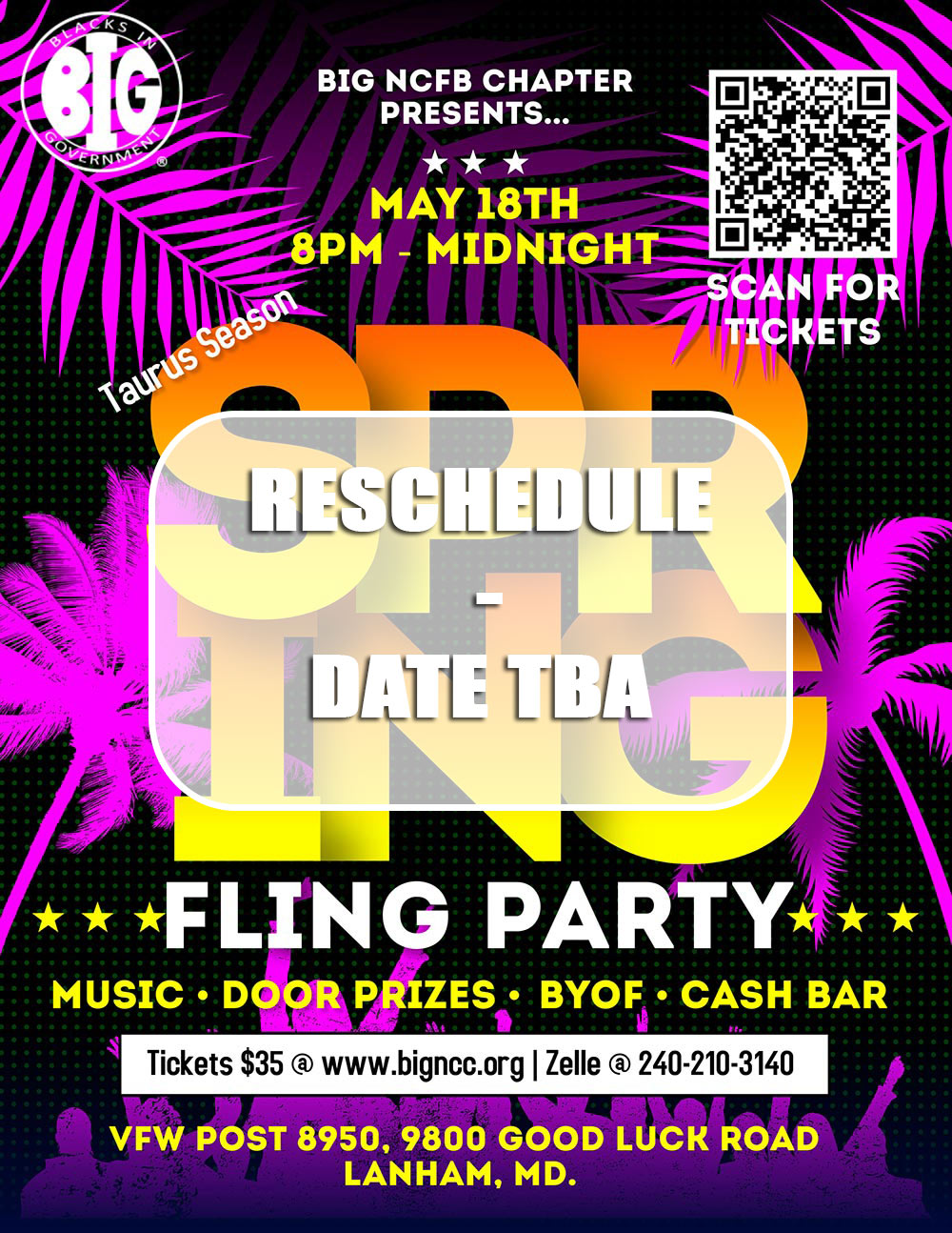 BIG NCFB SPRING FLING PARTY